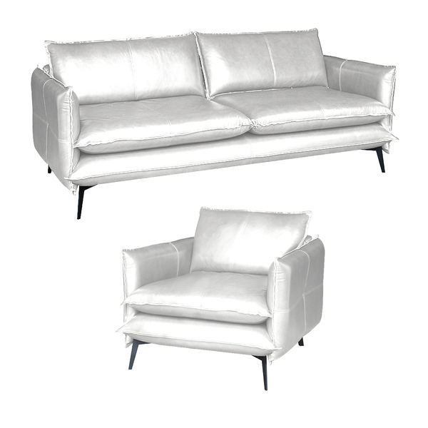 Conjunto Poltrona E Sofá Decorativo Sala De Estar América 2 L