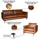 Conjunto Poltrona E Sofá Decorativo Sala De Estar América 3 L