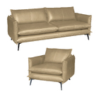 Conjunto Poltrona E Sofá Decorativo Sala De Estar América 4 L