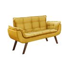 Conjunto Poltrona Namoradeira E 02 Poltronas Bella Pés Em Mad