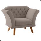 Conjunto Poltrona Para Sala De Recepção Moreira Inca Sépia