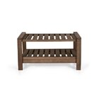 Conjunto Poltronas Banco 3 Lugares E Mesa Madeira Maciça Yesc