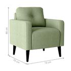 Conjunto Poltronas Decorativas Jade Boucle Oliva
