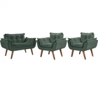 Conjunto Poltronas Opalla 1 Namoradeira E 2 Poltronas De 1 Lu