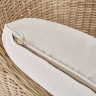 Conjunto de Poltronas para Jardim 90x63x70cm Medena 2 Lugares Alumínio e Poliéster Bege Naterial