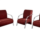 Conjunto Poltronas Venus Braços Em Alumínio 1 Namoradeira 2 D