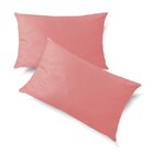 Conjunto Porta Travesseiro Em Veludo Rose