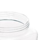 Conjunto Pote De Vidro Tampa Metal Rose Gold 800ml E 1,7l Gas