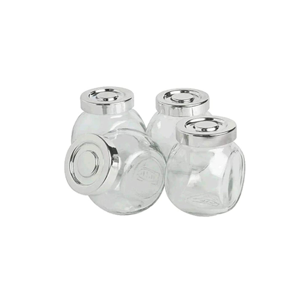 Conjunto Potes De Vidro 4 Peças S041 Dolce Home