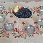 Conjunto Potes Sobremesa Inox 12 Peças Pote Colher Cozinha