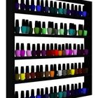 Conjunto Prateleira Porta Esmaltes + Mesa Manicure + Carrinho