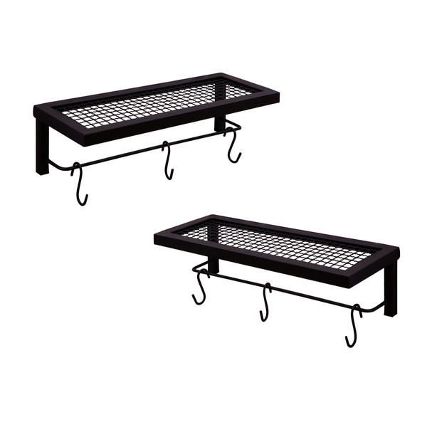 Conjunto Prateleiras Industrial Multiuso Decorativa Cozinha C