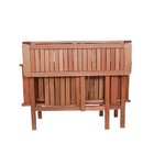 Conjunto Prático Dobrável Veneza Com 4 Cadeiras Madeira Maciç