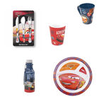 Conjunto Prato  Talheres  Copo  Caneca  Garrafa - Cars