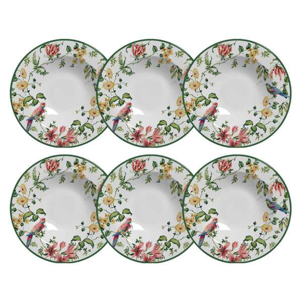 Conjunto Prato Fundo Harmony Plus Com 6pcs