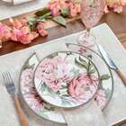 Conjunto Prato Raso Peônia Plus Com 6pcs