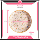 Conjunto Pratos Raso Sobremesa Cerâmica Sussurro Pássaro 8pç