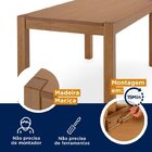 Conjunto Primavera Mesa De Jantar Madeira Maciça Com 4 Cadeir