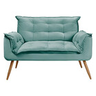 Conjunto Puff + Namoradeira Opala Veludo Star Confort