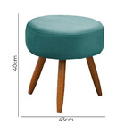 Conjunto Puff + Namoradeira Opala Veludo Star Confort