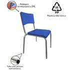 Conjunto Quadrado C/ 04 Cadeiras Colorido - Mdf Branco - 02 A