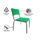 Conjunto Quadrado C/ 04 Cadeiras - Formicada - Infantil 02 A