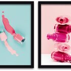 Conjunto Quadros Decorativos 2 Peças 20x30 Esmalteria - Moldu