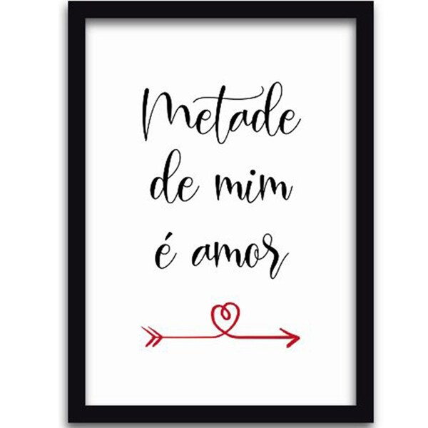Conjunto Quadros Decorativos 2 Pecas 40x60 Casal Frases 1 Moldura Preta Leroy Merlin Compre online quadros frases por r$49,90. 40x60 casal frases