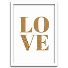 Conjunto Quadros Decorativos 2 Peças 40x60 Heart   Love - Mol