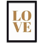 Conjunto Quadros Decorativos 2 Peças 40x60 Heart   Love - Mol