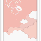 Conjunto Quadros Decorativos 2 Peças 40x60 Menina Anjo - Mold