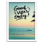 Conjunto Quadros Decorativos 2 Peças 40x60 Praia Good Vibes -