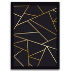 Conjunto Quadros Decorativos 3 Peças 20x30 Love - Moldura Pre