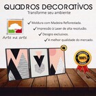 Conjunto Quadros Decorativos 3 Peças 20x30 Mdf Folha Home - M
