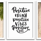 Conjunto Quadros Decorativos 3 Peças 40x60 Areia - Moldura Br