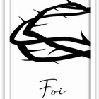 Conjunto Quadros Decorativos 3 Peças 40x60 Coroa De Espinhos