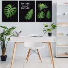 Conjunto Quadros Decorativos 3 Peças 40x60 Home Folhas - Mold