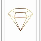 Conjunto Quadros Decorativos 3 Peças Mdf 20x30 Diamante - Mol