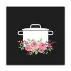 Conjunto Quadros Decorativos 4 Pçs 20x20 Paixão Por Cozinhar