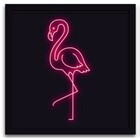 Conjunto Quadros Decorativos 4 Peças 20x20 Neon Tropical - Mo