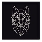 Conjunto Quadros Decorativos 4 Peças 30x30 Animais - Moldura