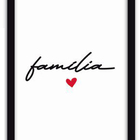 Conjunto Quadros Decorativos 4 Peças Mdf 20x30 Amor Familia -