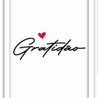 Conjunto Quadros Decorativos 4 Peças Mdf 20x30 Amor Familia -