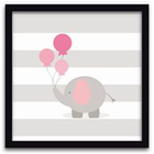 Conjunto Quadros Decorativos 4 Peças Menina Estrelinha - Mold