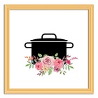 Conjunto Quadros Decorativos 4pç 20x20 Paixão Por Cozinhar 2