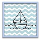 Conjunto Quadros Decorativos Infantil 4 Pçs 20x20 Marinheiro