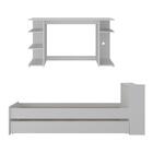 Conjunto Quarto Bicama Com Baú E Mesa Gamer Multimóveis Mp4116