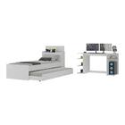 Conjunto Quarto Bicama Com Baú E Mesa Gamer Multimóveis Mp4116