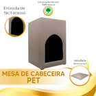 Conjunto Quarto Casal Cabeceira 1,38 + Cama Pet / Material Si