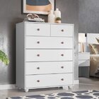 Conjunto Quarto Casal Cômoda 6 Gavetas E Guarda-roupa Com Esp